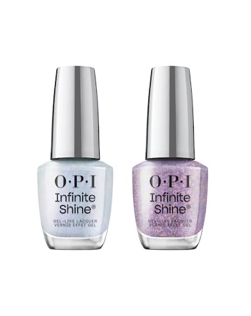 OPI Infinite Shine Duo Head To Doze and Where Time Stuns Still