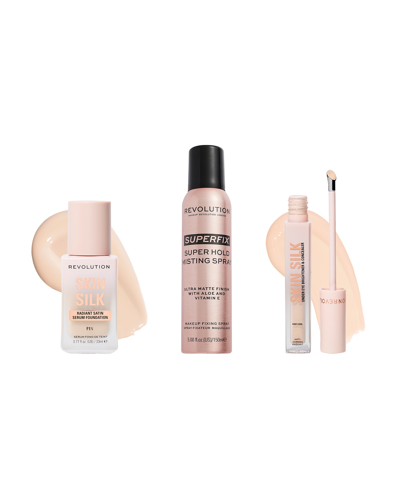 Revolution Skin Silk Base & Fix Set 1