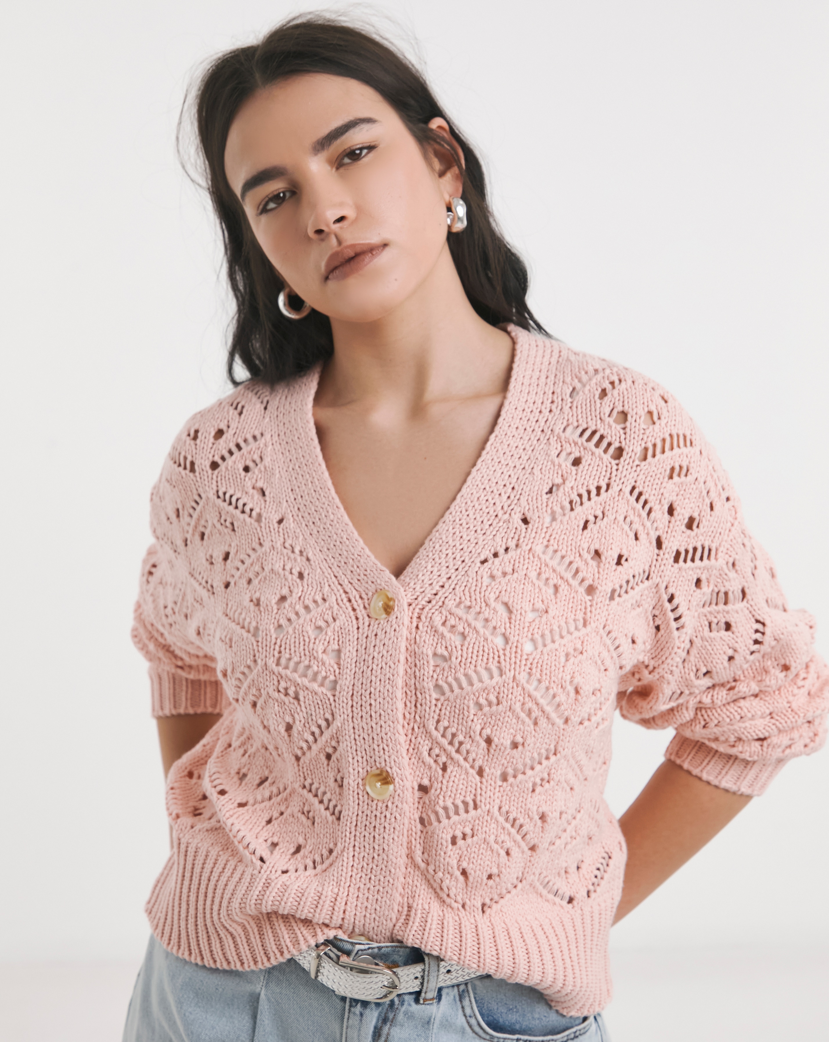Simply Be Pointelle Cardigan