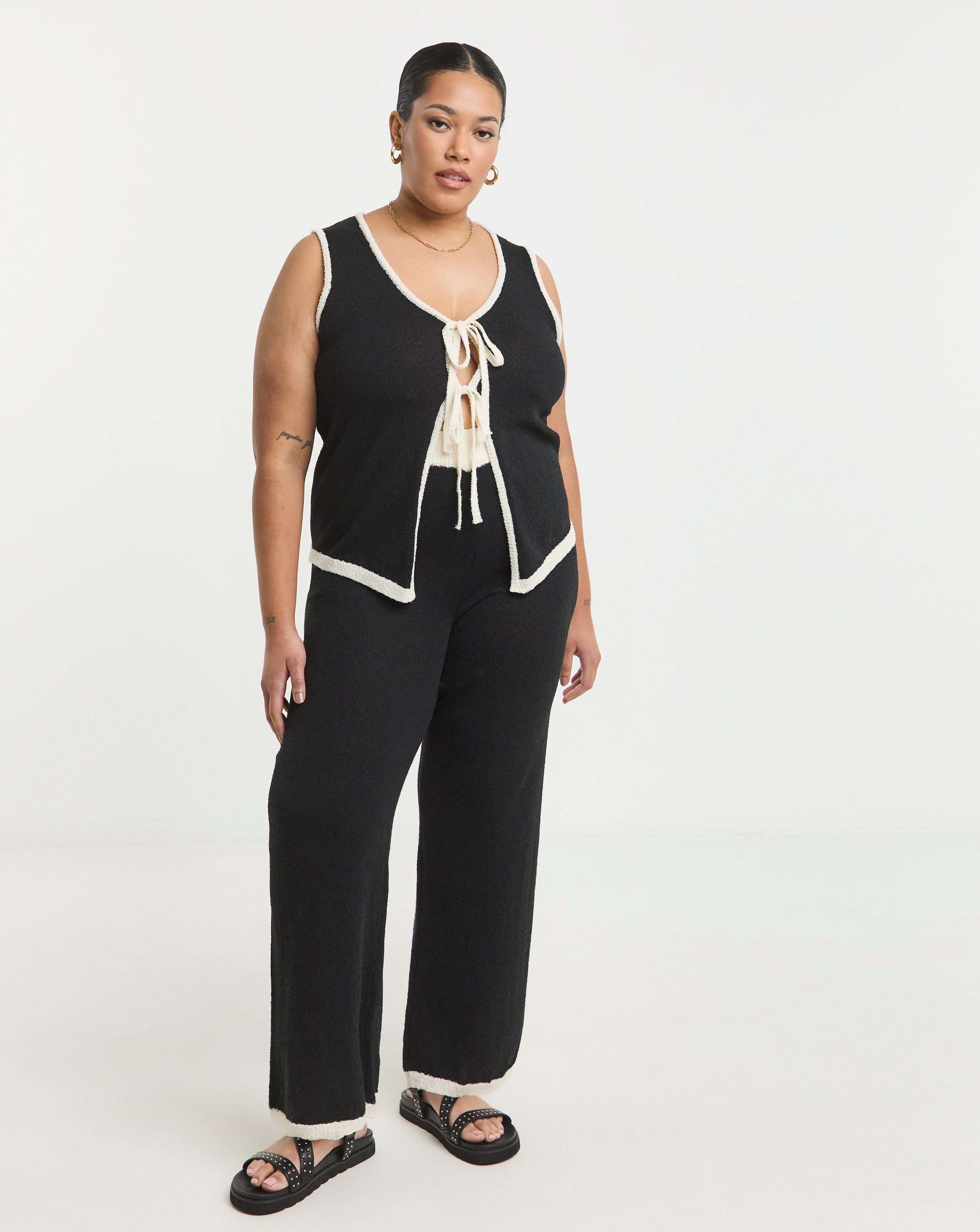 Simply Be Wide Leg Trousers Co-Ord