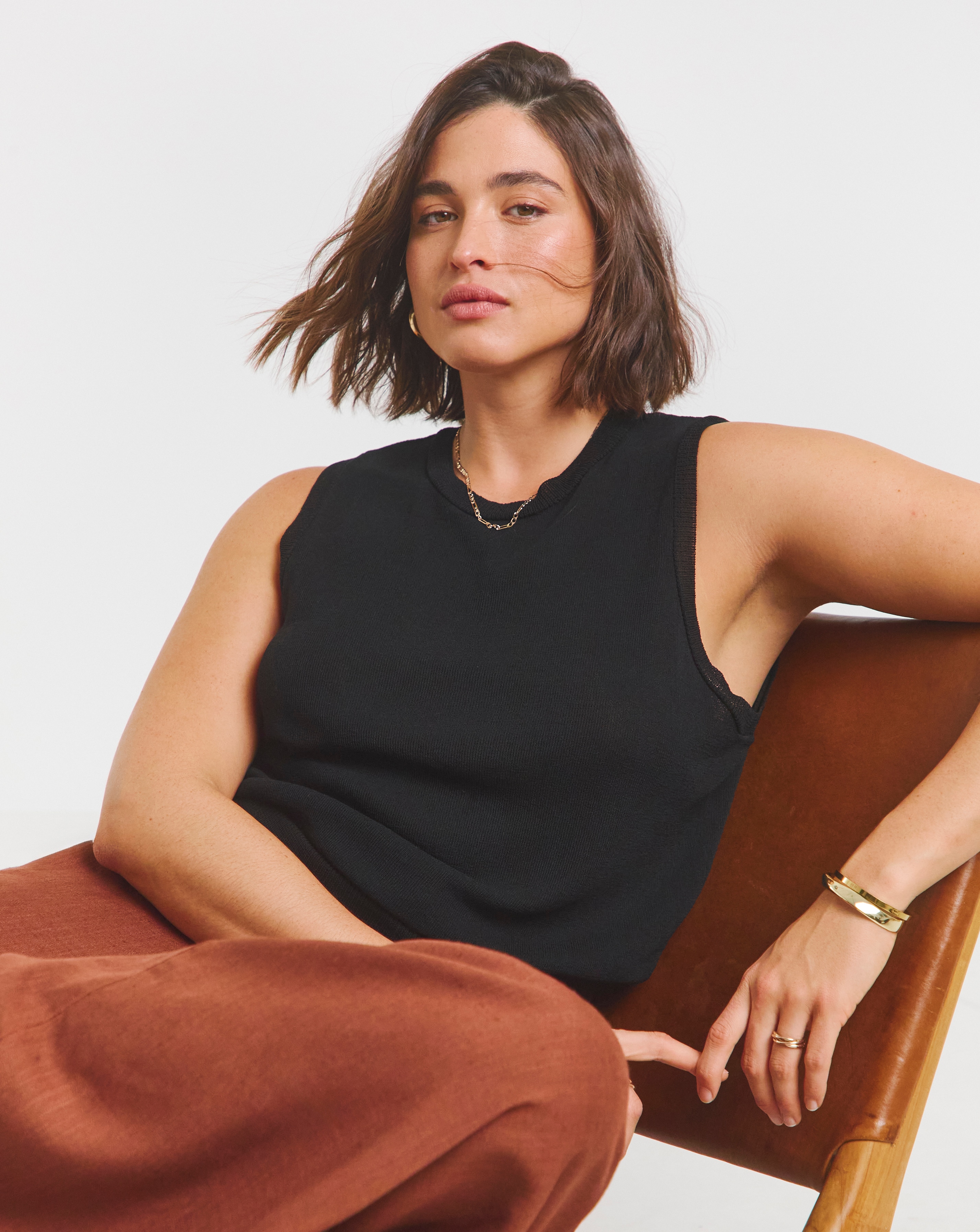 Simply Be Semi Sheer Knitted Vest