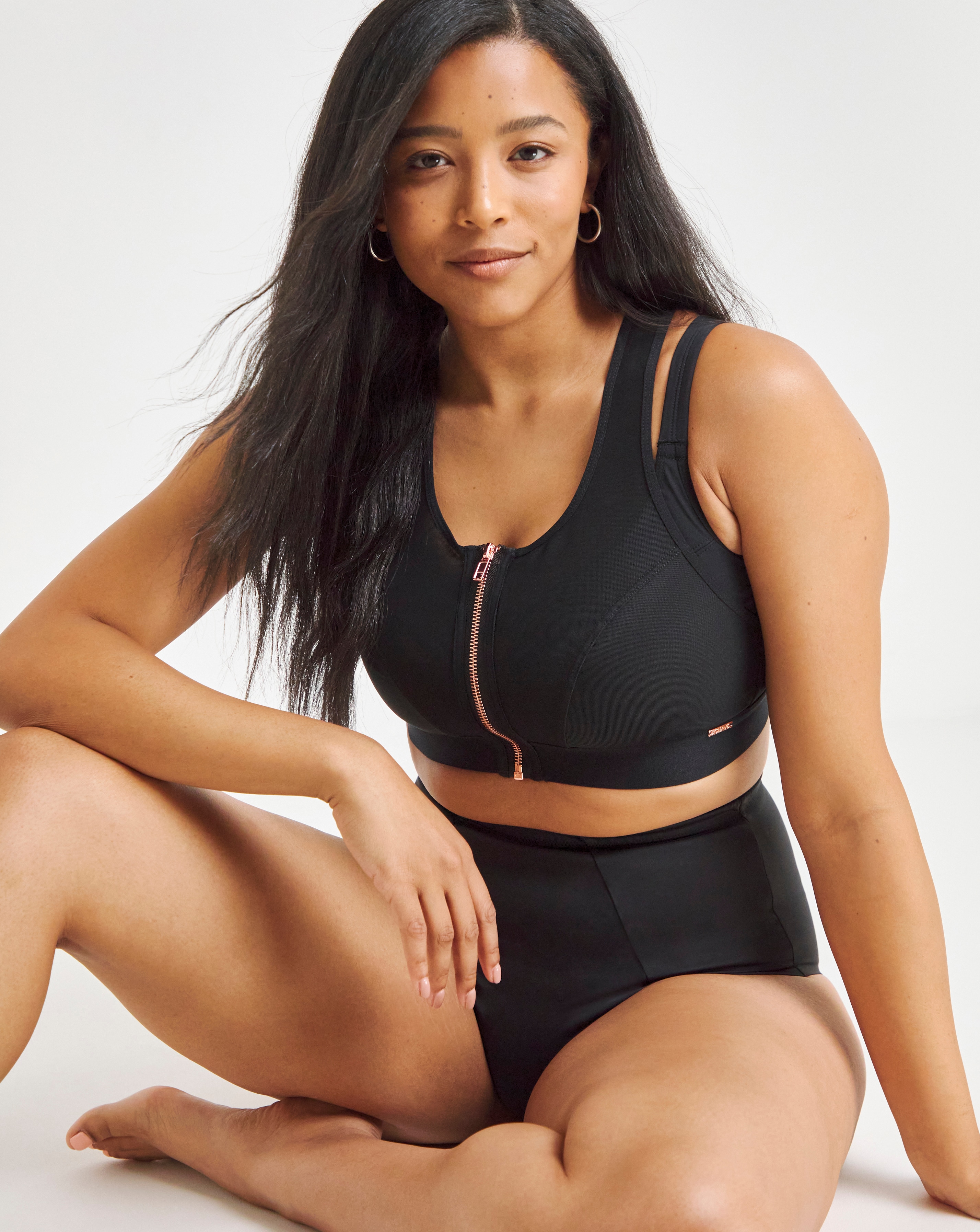 Figleaves Curve Zip Front Sports Bra