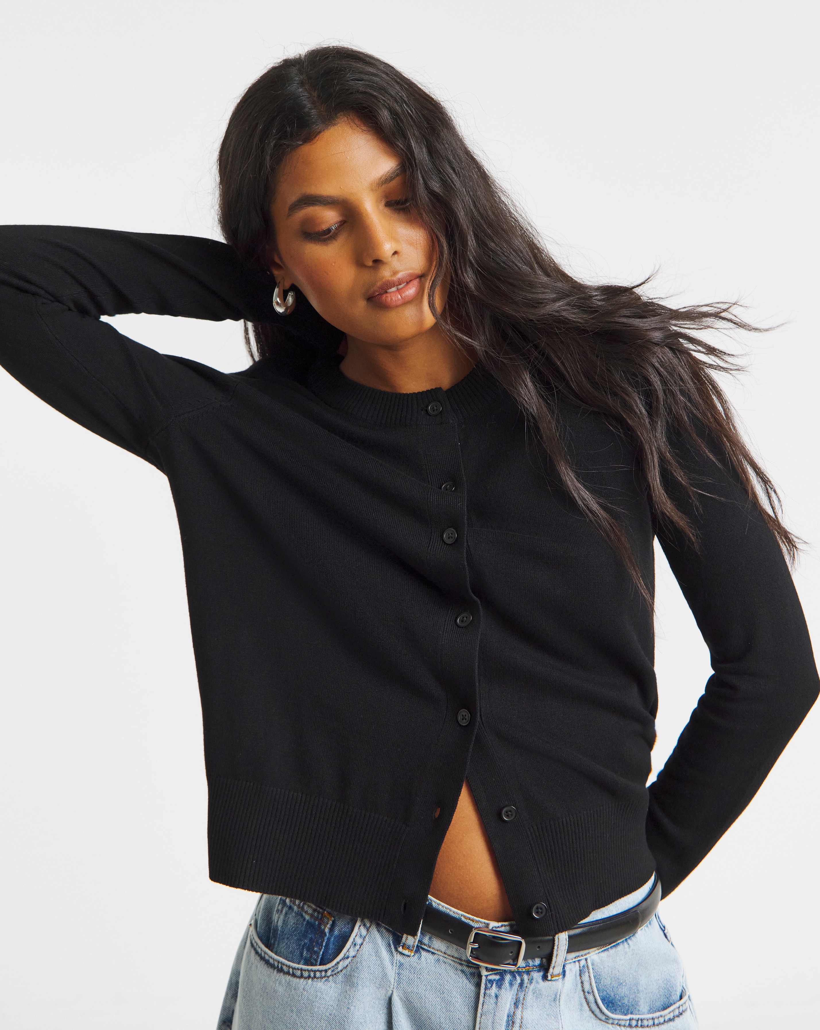 Eversoft Crew Neck Cardigan