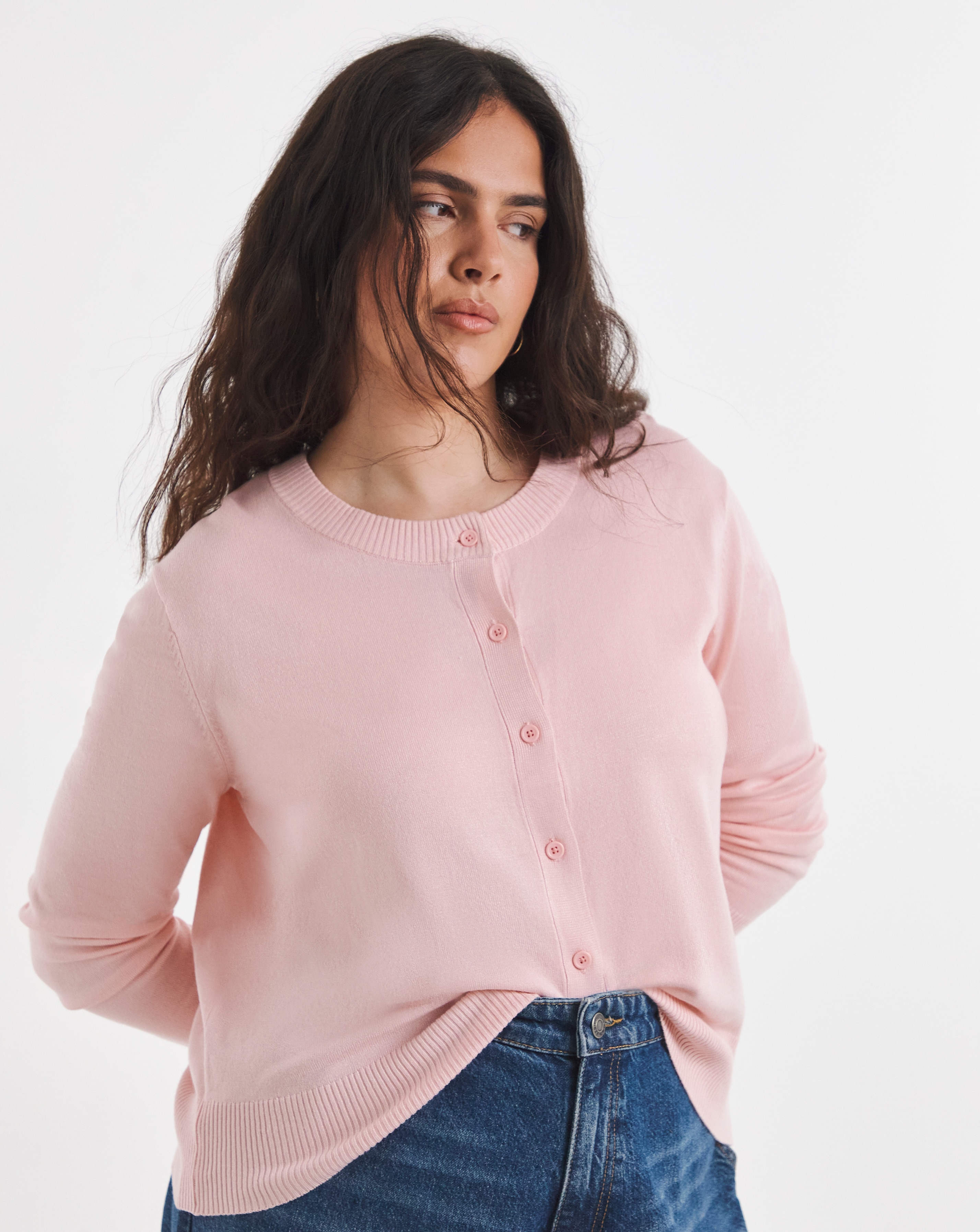 Eversoft Crew Neck Cardigan