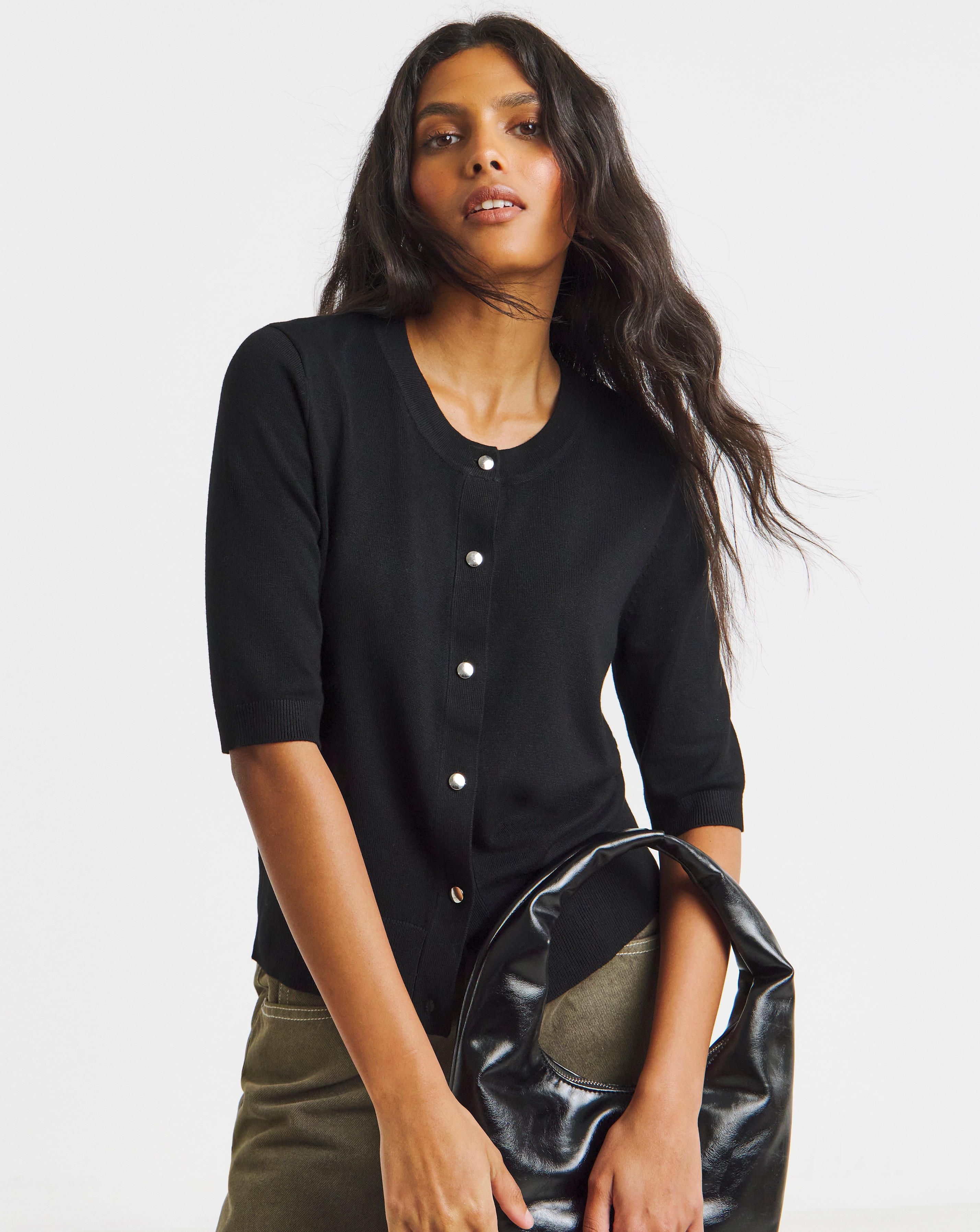 Eversoft Half Sleeve Cardigan