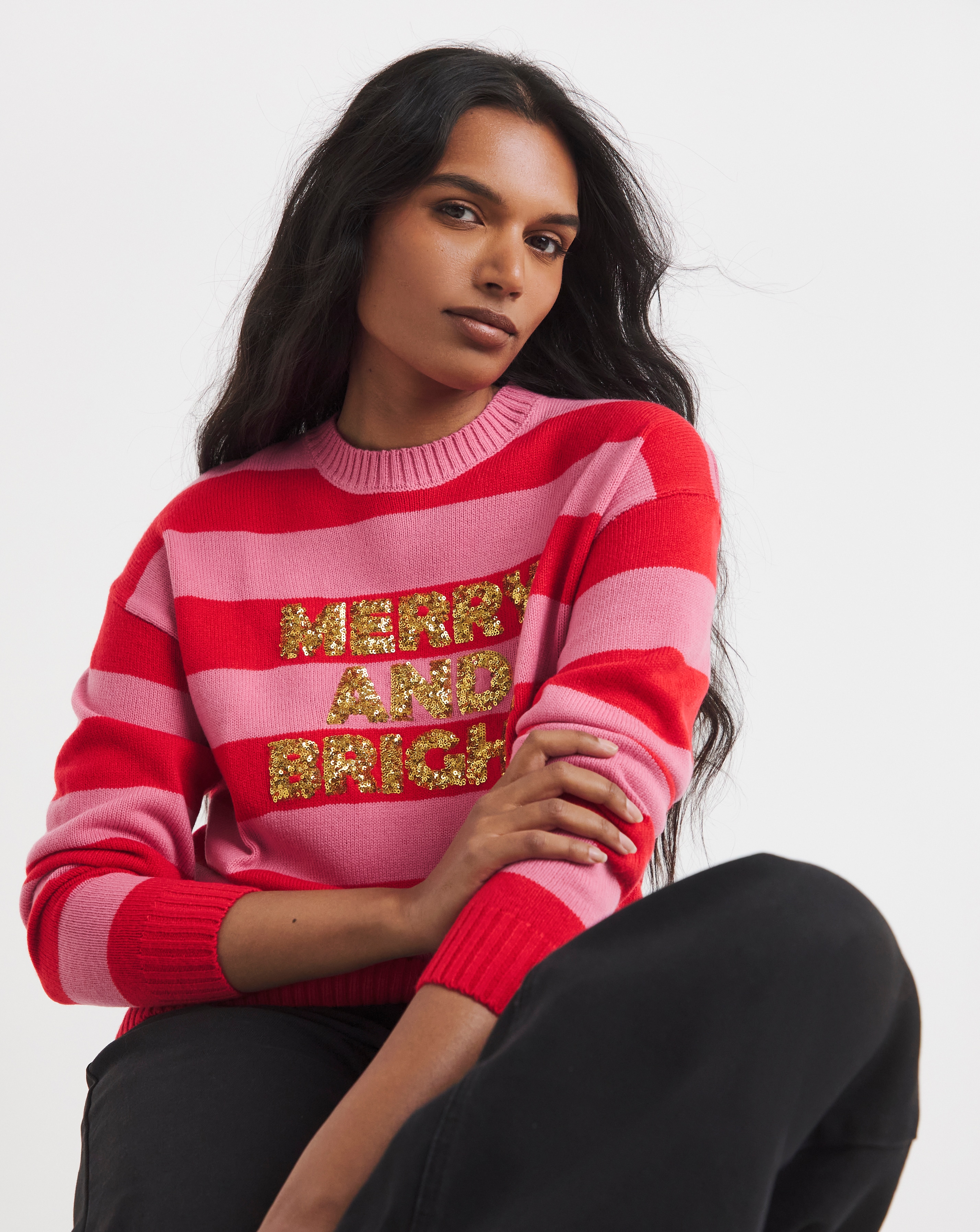 Merry and Bright Christmas Jumper