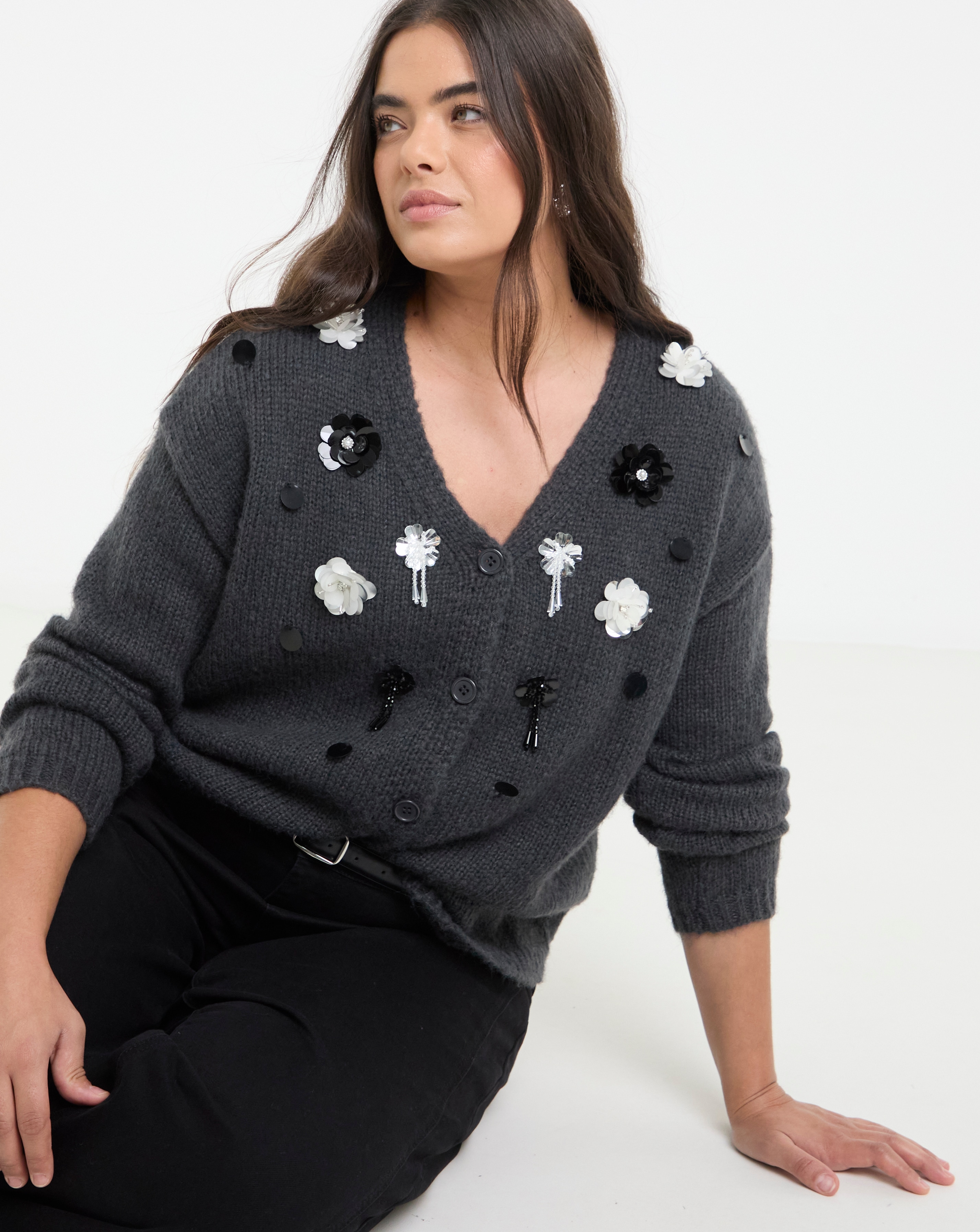 New In - Embellished Cardigan