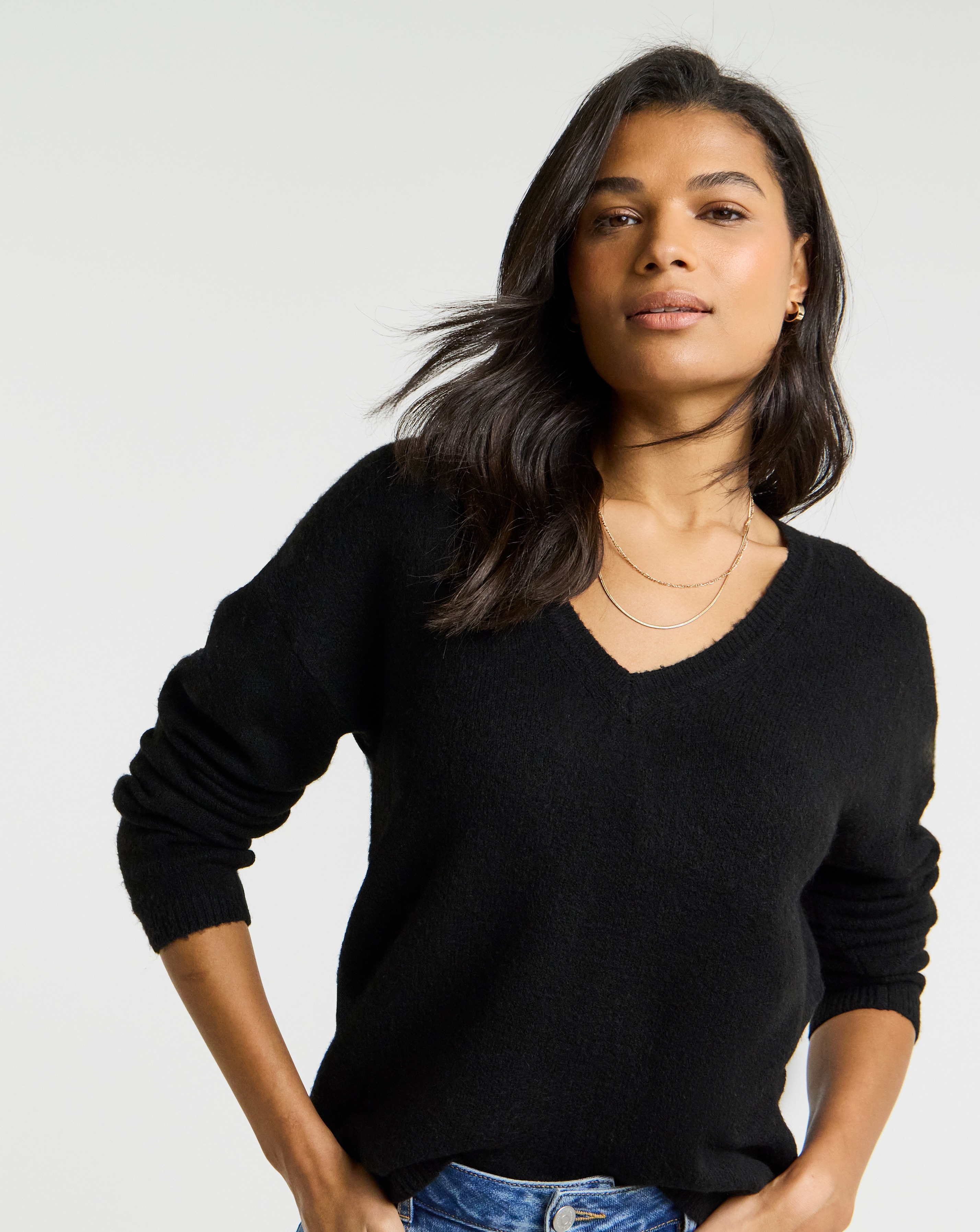 Simply Be V-Neck Jumper