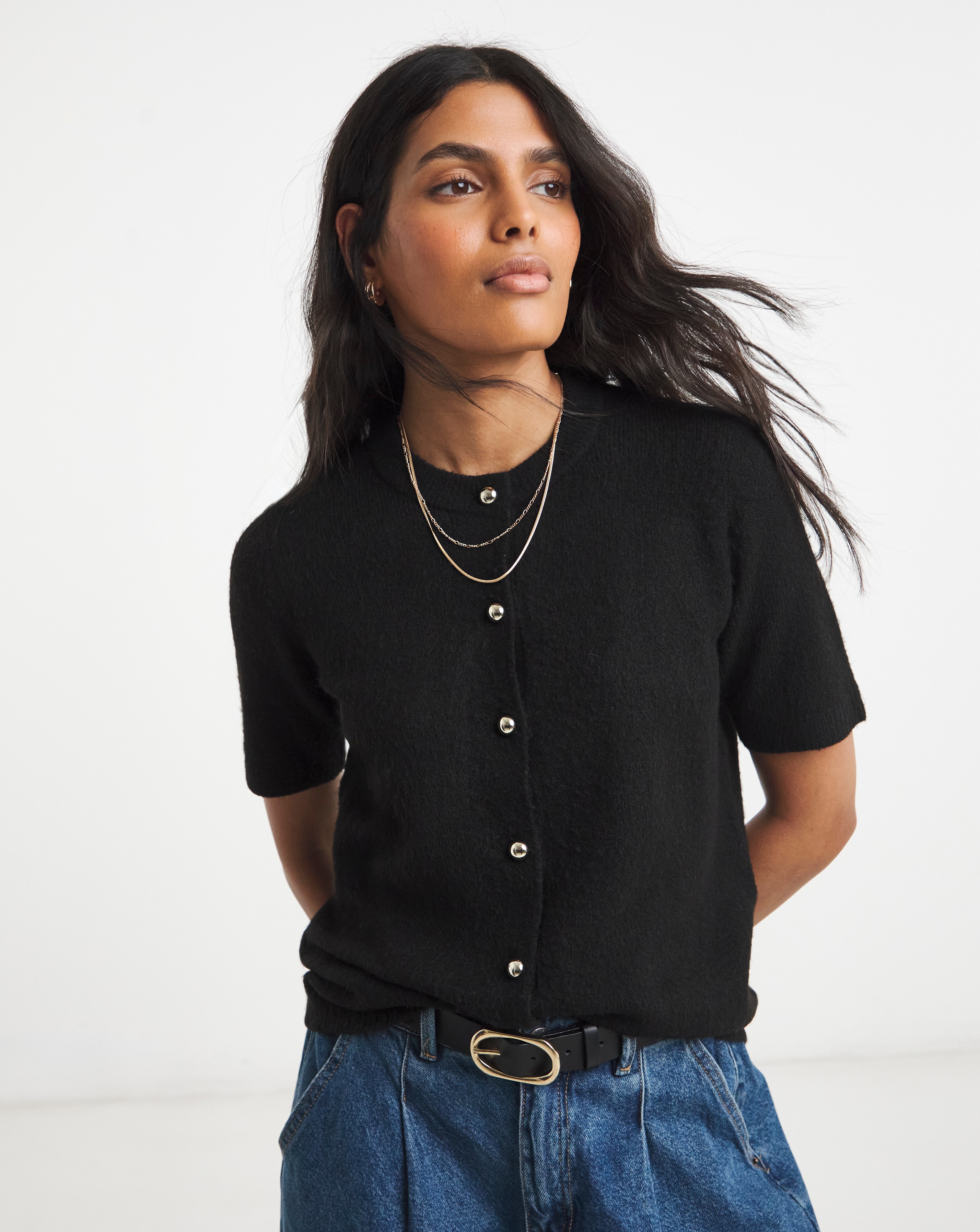 New In - Simply Be Short Sleeve Cardigan