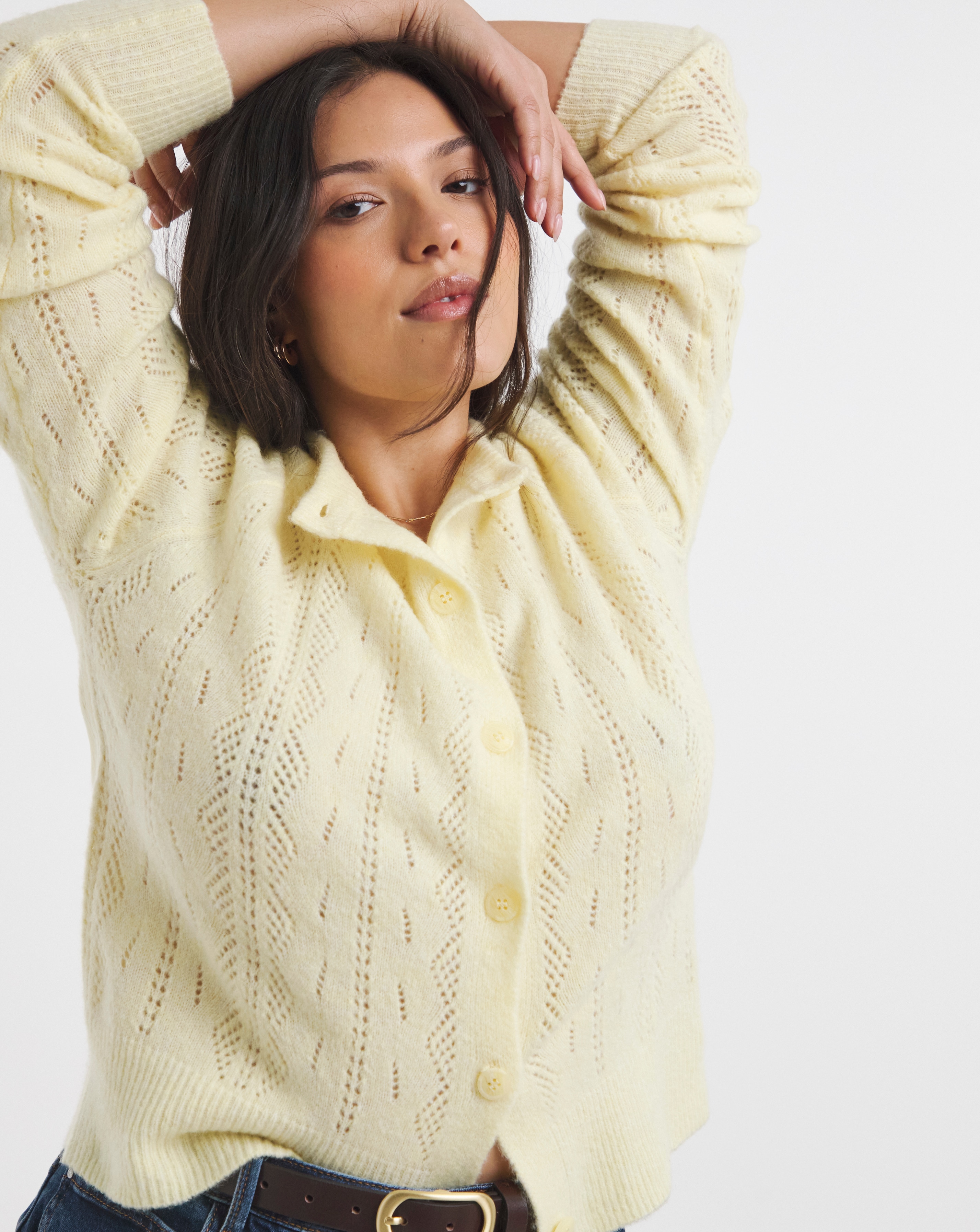New In - Soft Touch Pointelle Cardigan