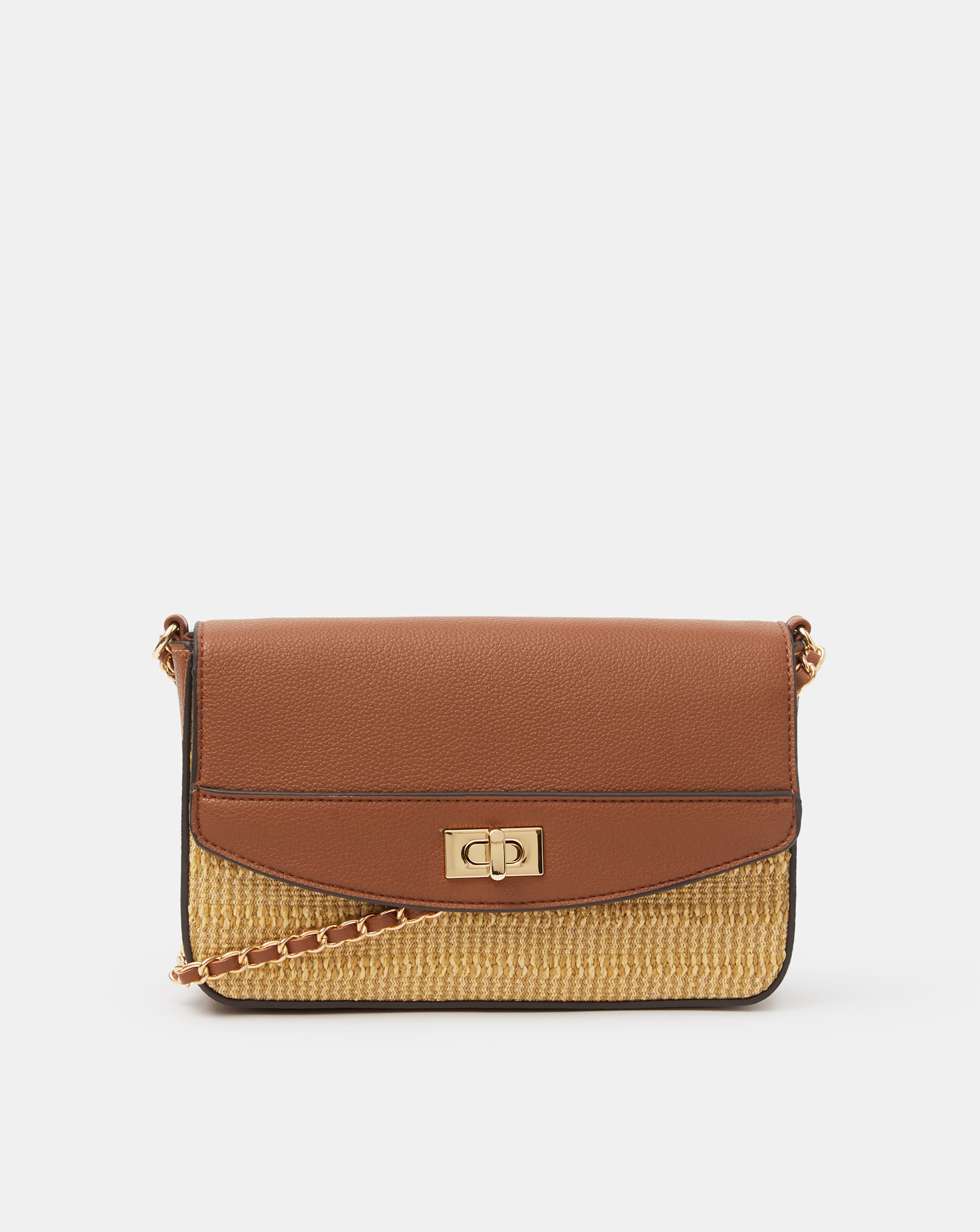 New In - Accessorize Raffia Crossbody Bag