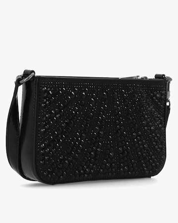 Guess Mini Beauvoir Black Embellished Shoulder Bag