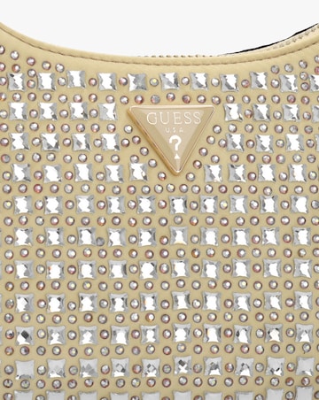 Guess Small Lua Gold Embellished Hobo Bag