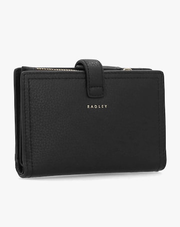 Radley Medium Willis Street Black Leather Bifold Purse