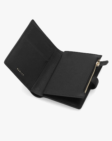 Radley Medium Willis Street Black Leather Bifold Purse