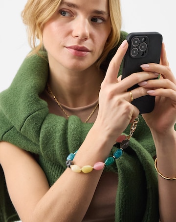 Accessorize Resin Bead Wrist Phone Strap
