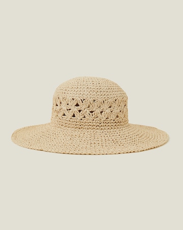 Accessorize Loose Weave Floppy Hat