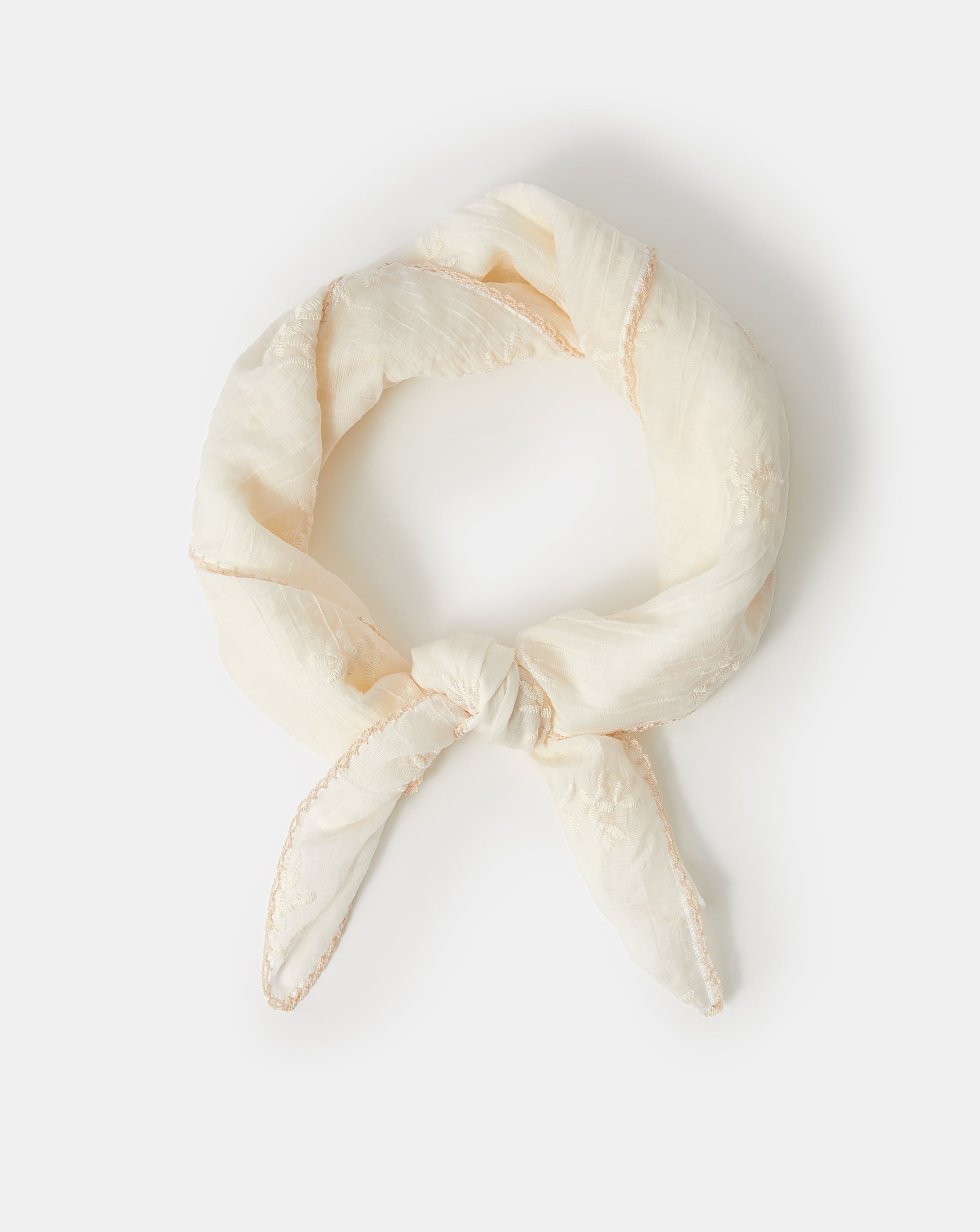 New In - Accessorize Floral Lace Square Scarf