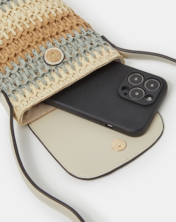 Accessorize Raffia Phone Bag