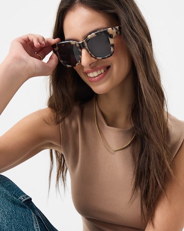 Accessorize Tort Square Sunglasses