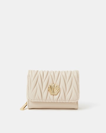 Accessorize Shell Tri-Fold Purse