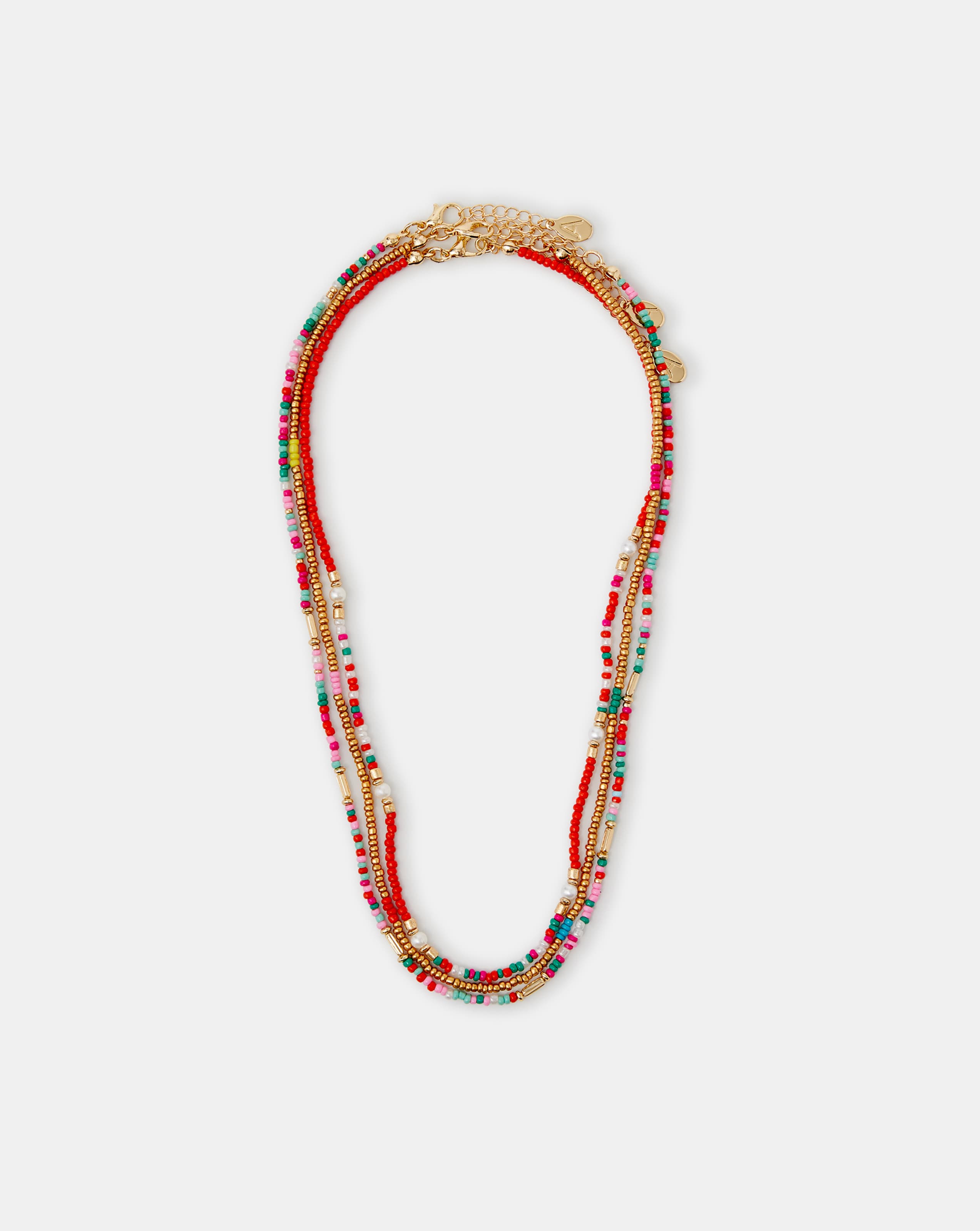 New In - Accessorize Skinny Beaded Necklaces