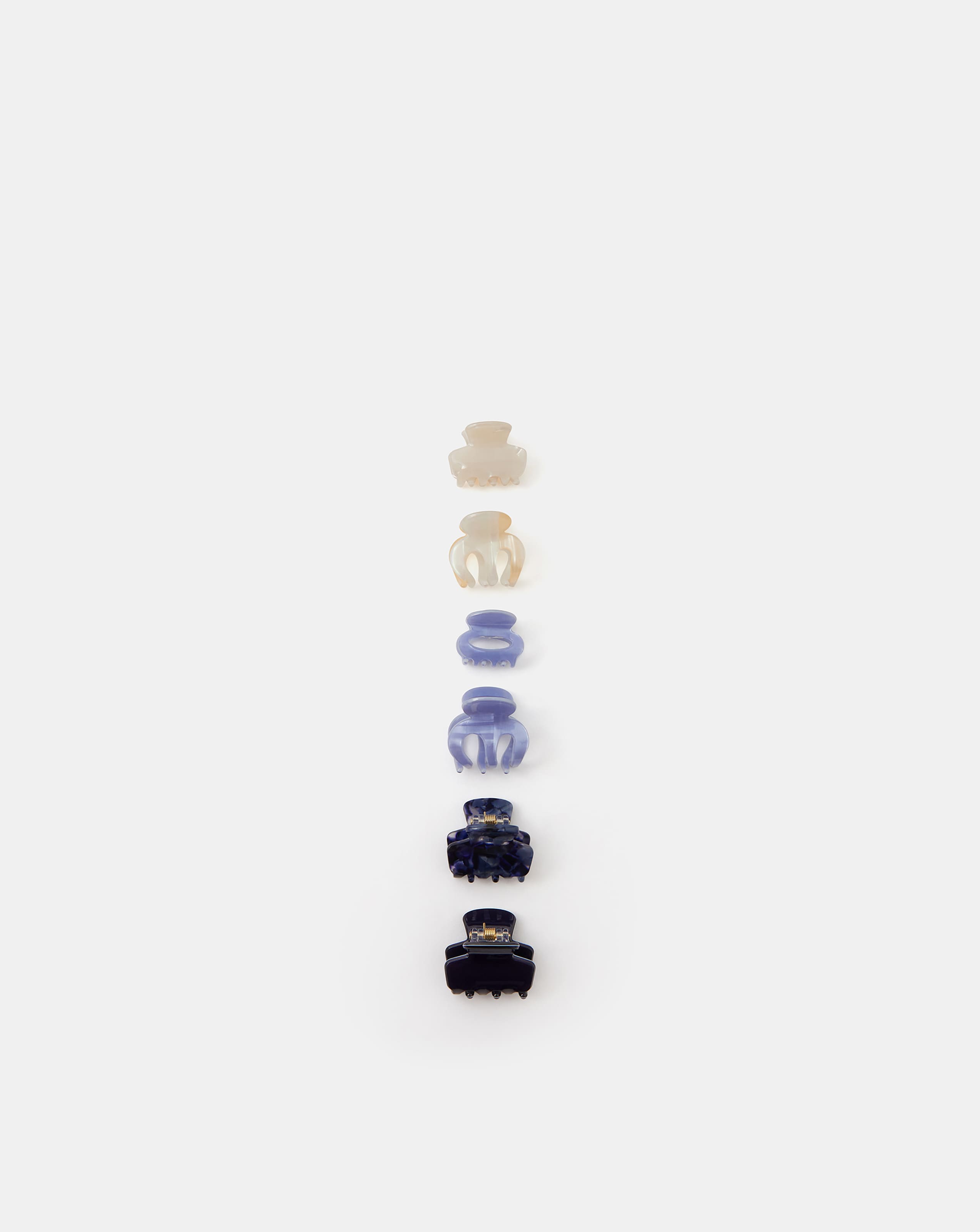 New In - Accessorize 6-Pack Mini Claw Clips