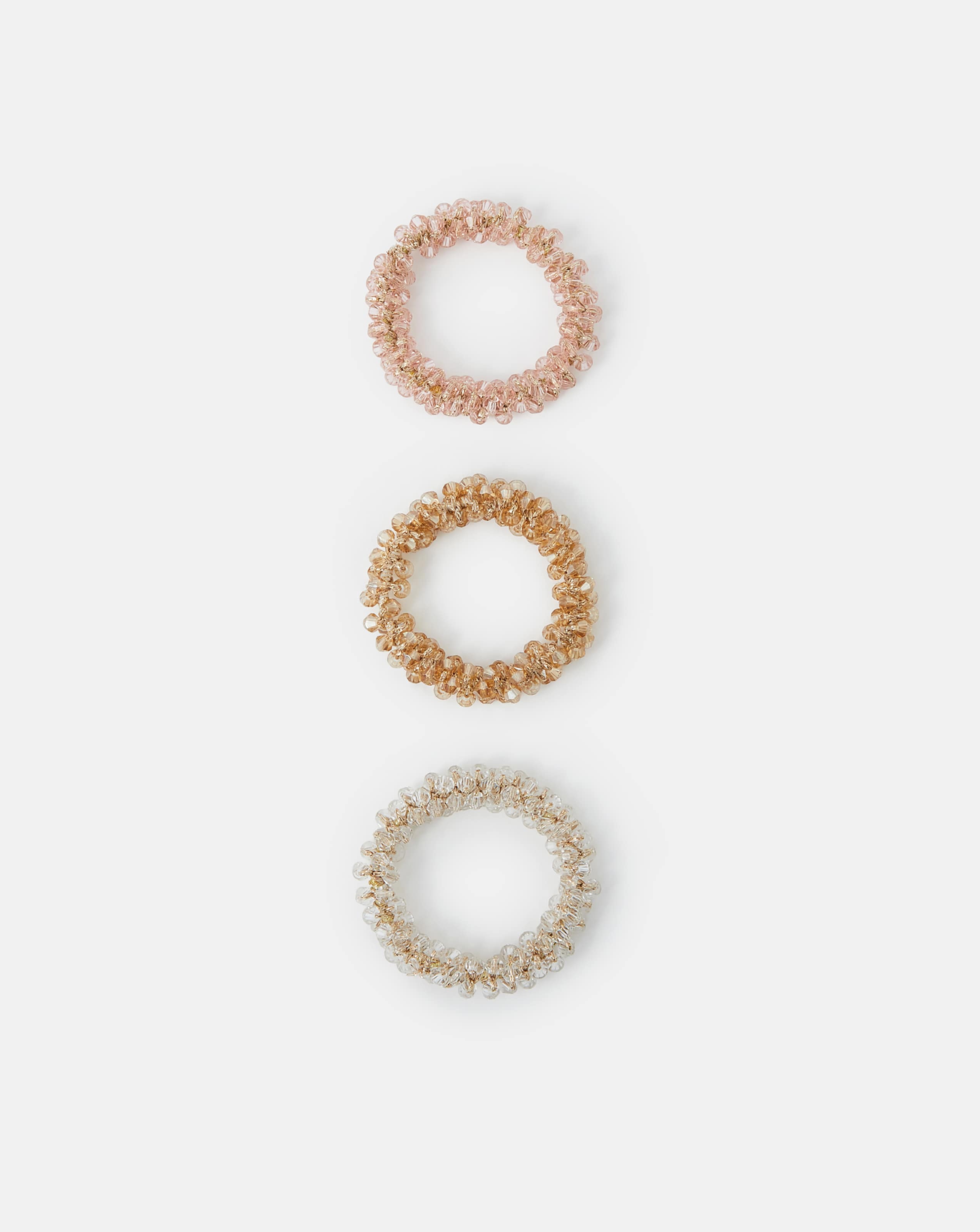 New In - Accessorize 3-Pack Beaded Hair Bands
