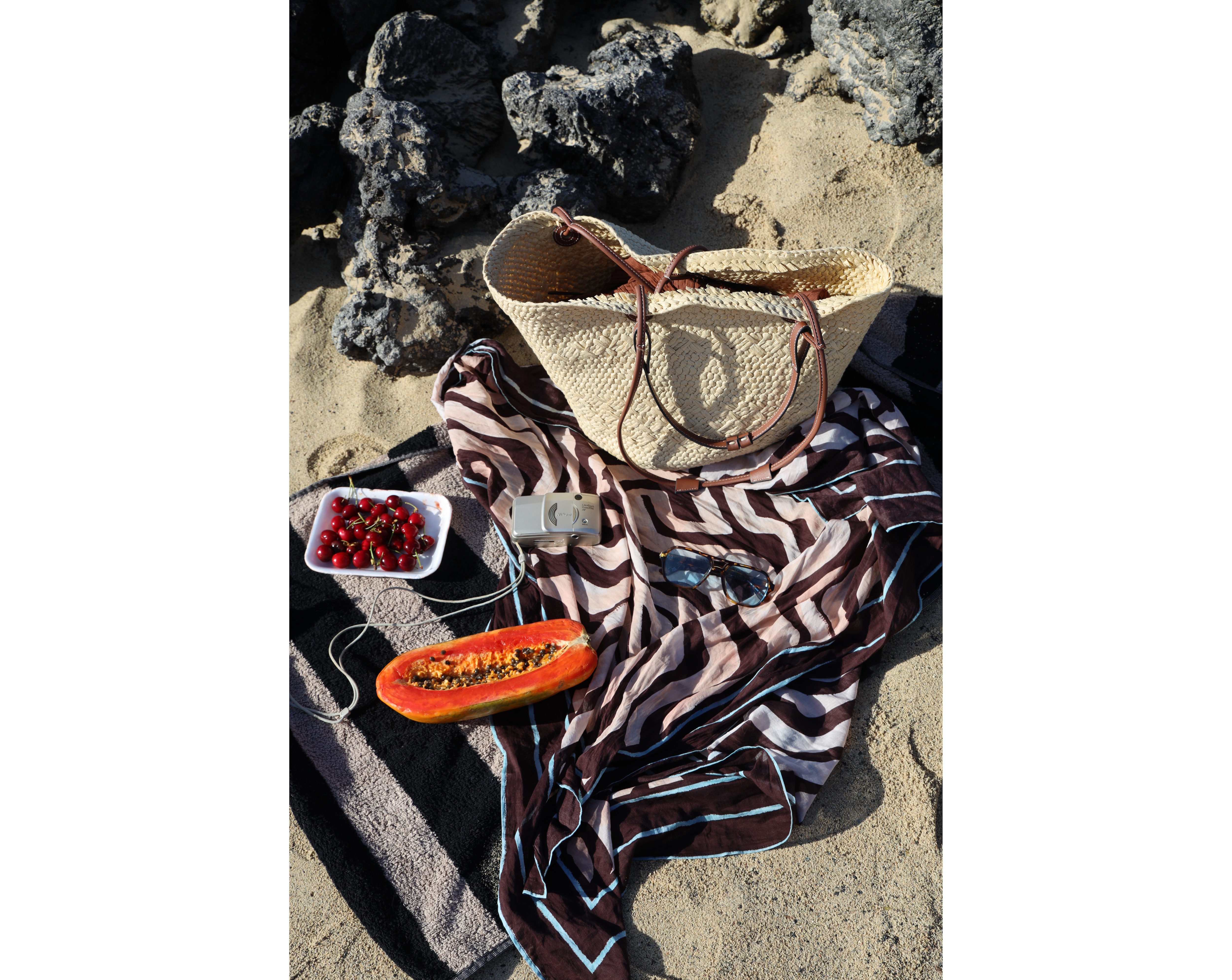 Callie Thorpe x Monsoon Straw Tote Bag