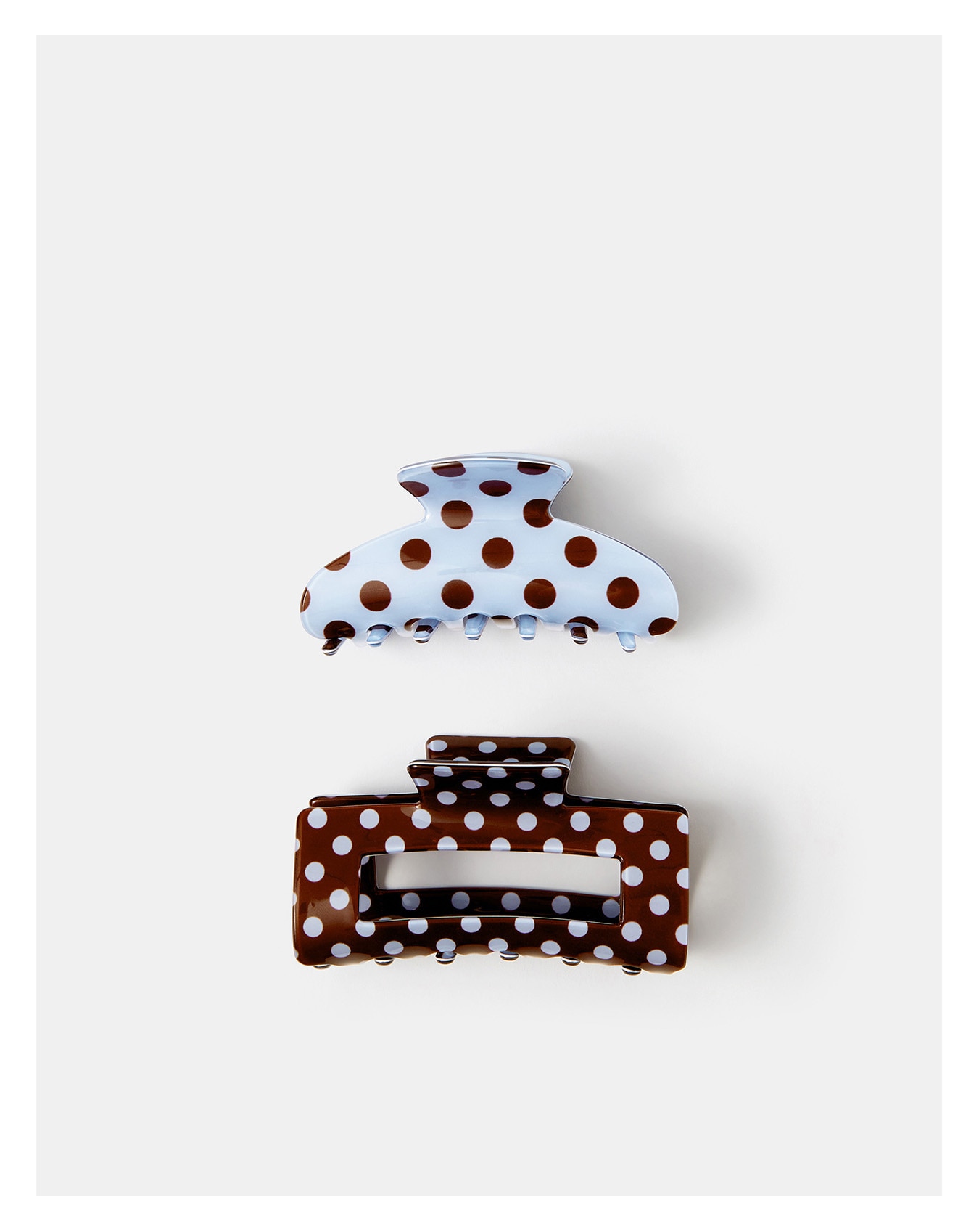 Accessorize 2-Pack Polka Dot Claw Clips