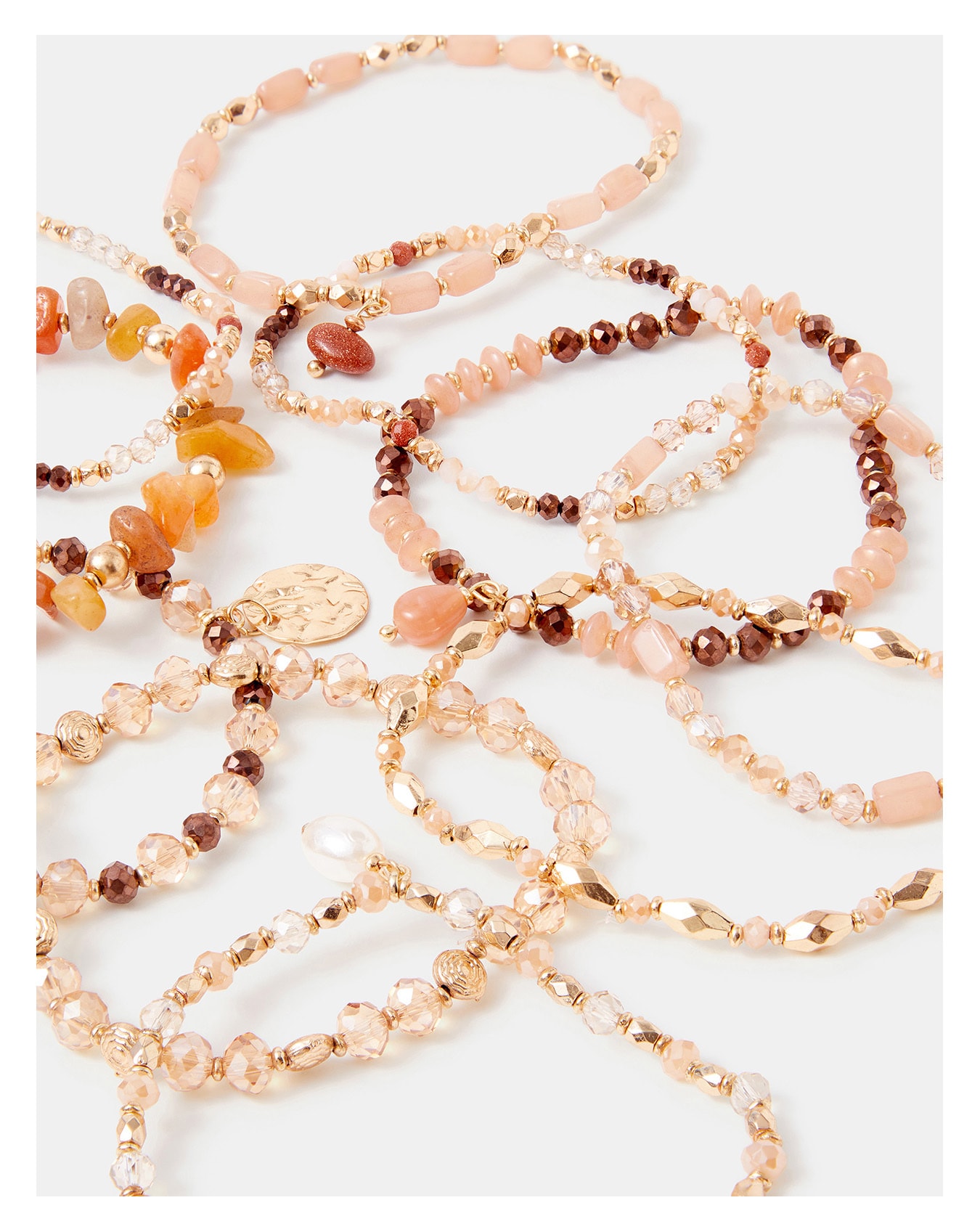 Accessorize Beaded Stretch Bracelets