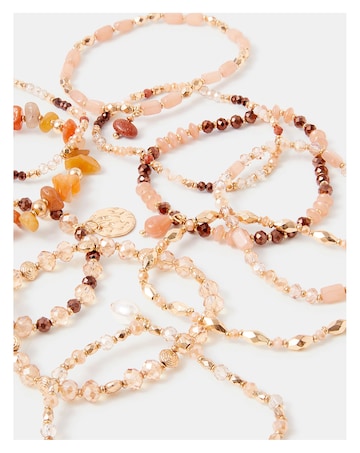Accessorize Beaded Stretch Bracelets