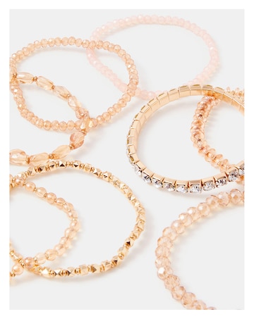 Accessorize Beaded Stretch Bracelets