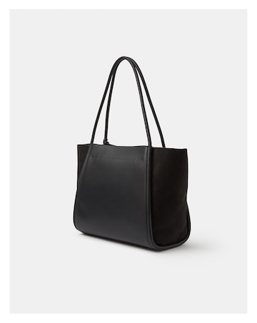 Accessorize Padlock Charm Faux Suede Bag