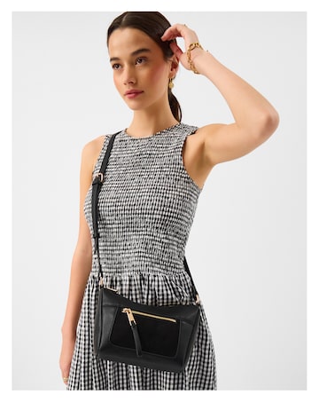 Accessorize Double Zip Crossbody Bag