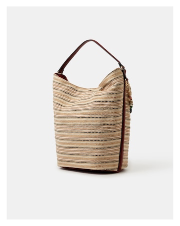 Accessorize Stripe Charm Shoulder Bag