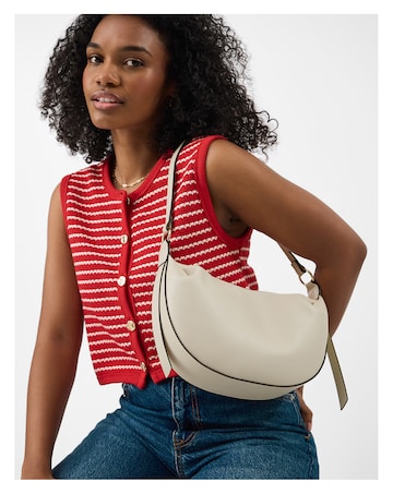 Accessorize Contrast Trim Shoulder Bag