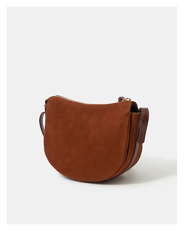 Accessorize Suede Scarf Crossbody Bag