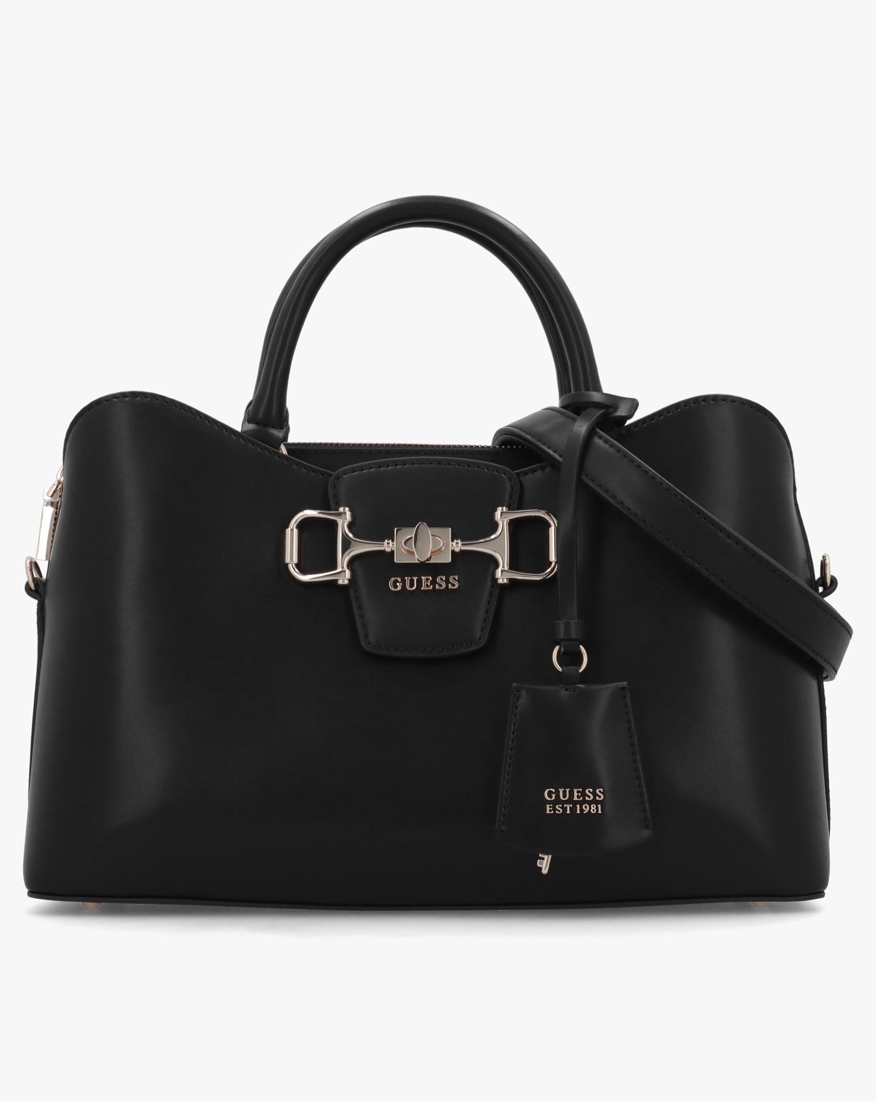 New In - Guess Janie Girlfriend Black Satchel Bag