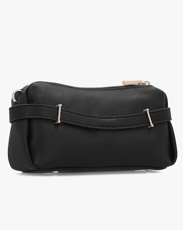 Guess Yesba Mini Black Top Zip Cross-Body Bag