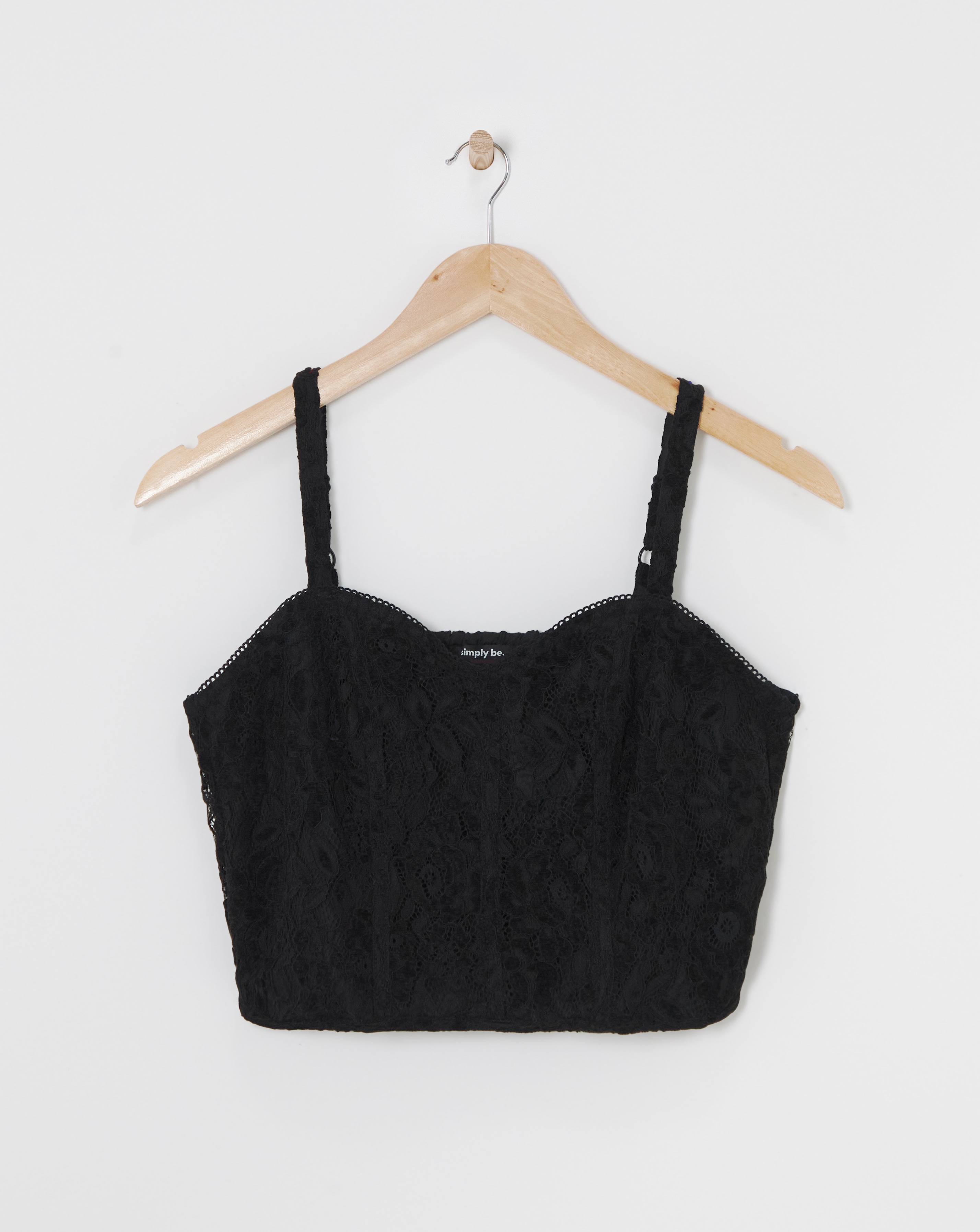 Black Lace Corset Top