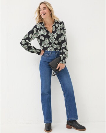 FatFace Florence Spaced Floral Top