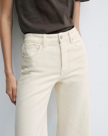 Mango Mid Rise Coulotte Jeans