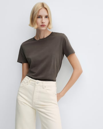 Mango Mid Rise Coulotte Jeans