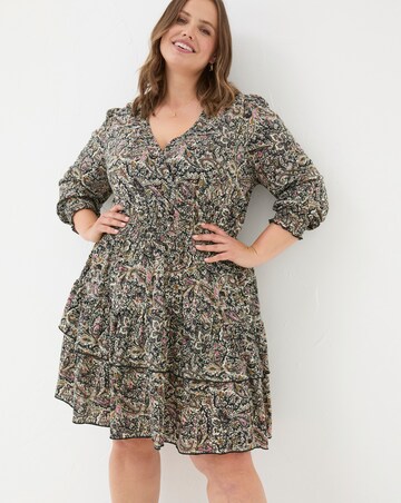 FatFace Amba Wild Paisley Jersey Dress