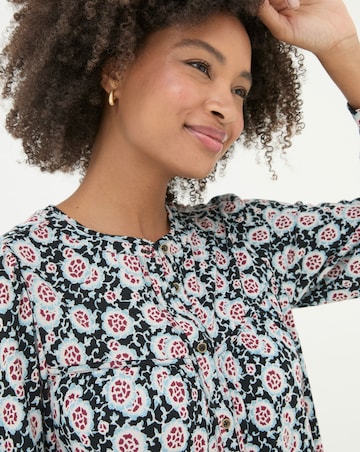 FatFace Jodie Painted Leaved Tunic