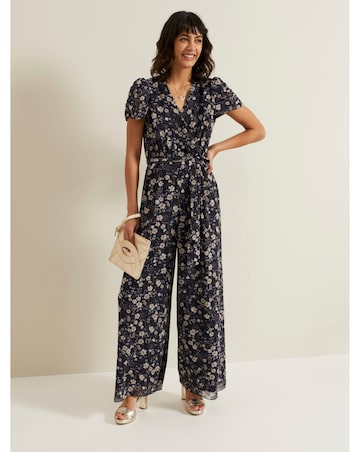 Phase Eight Helene Floral Print Jumpsuit