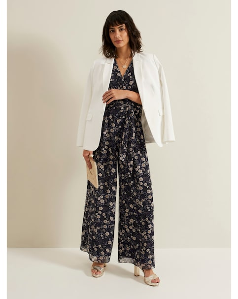 Phase Eight Helene Floral Print Jumpsuit