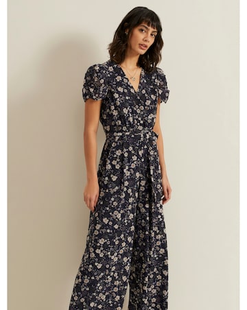 Phase Eight Helene Floral Print Jumpsuit