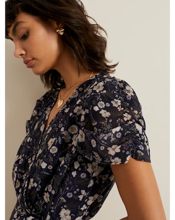 Phase Eight Helene Floral Print Jumpsuit